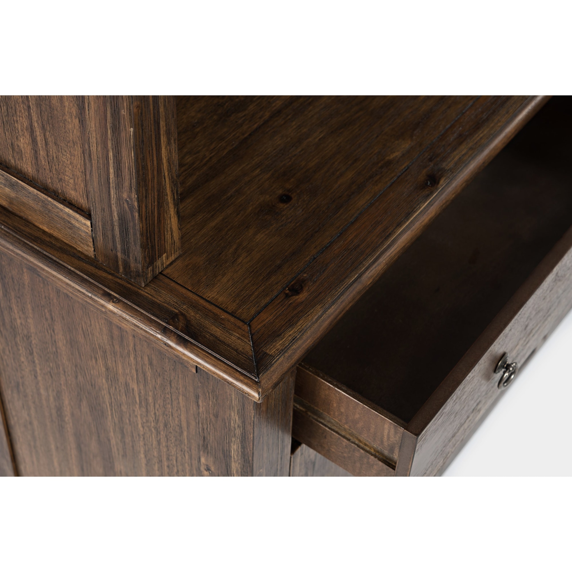 Jofran Bakersfield 2PC Hutch Bakersfield Transitional Buffet with Hutch